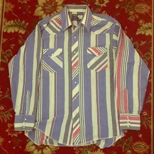 Vintage Authentic Wranglers Cowboy Shirt